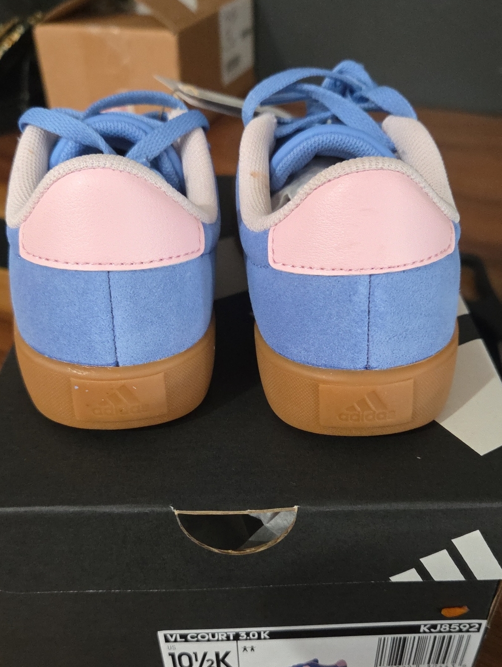 Adidas VL Court Suede Size 10 1/2 kids NWT - Picture 5 of 8
